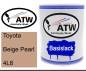 Preview: Toyota, Beige Pearl, 4L8: 1L Lackdose, von ATW Autoteile West.